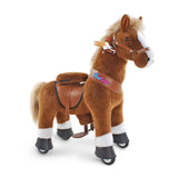 PonyCycle® Pony on Wheels - Brown with White Hoof (3-4L)