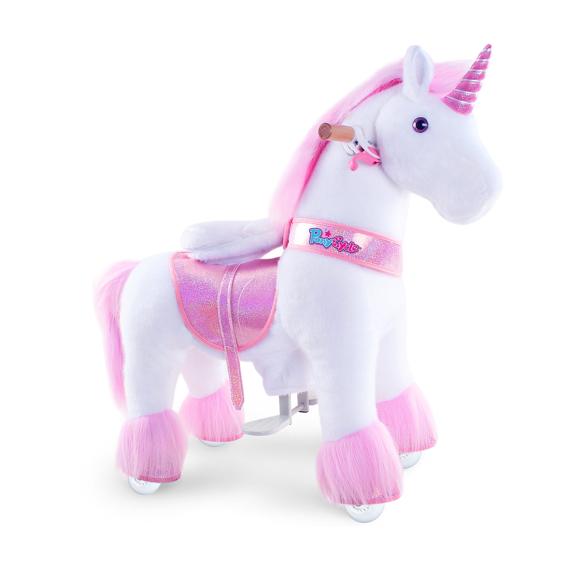 PonyCycle® Konjiček na kolesih - Pink Unicorn (3-5L) PonyCycle