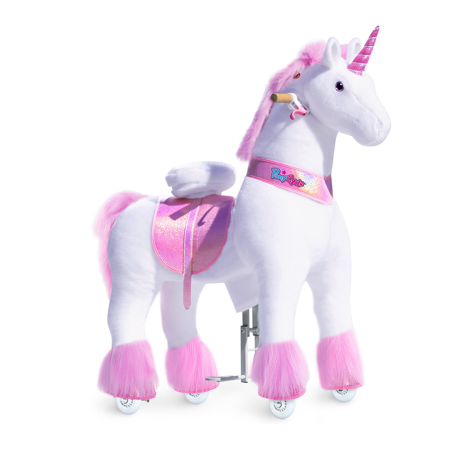 PonyCycle® Konjiček na kolesih - Pink Unicorn (7+L) PonyCycle