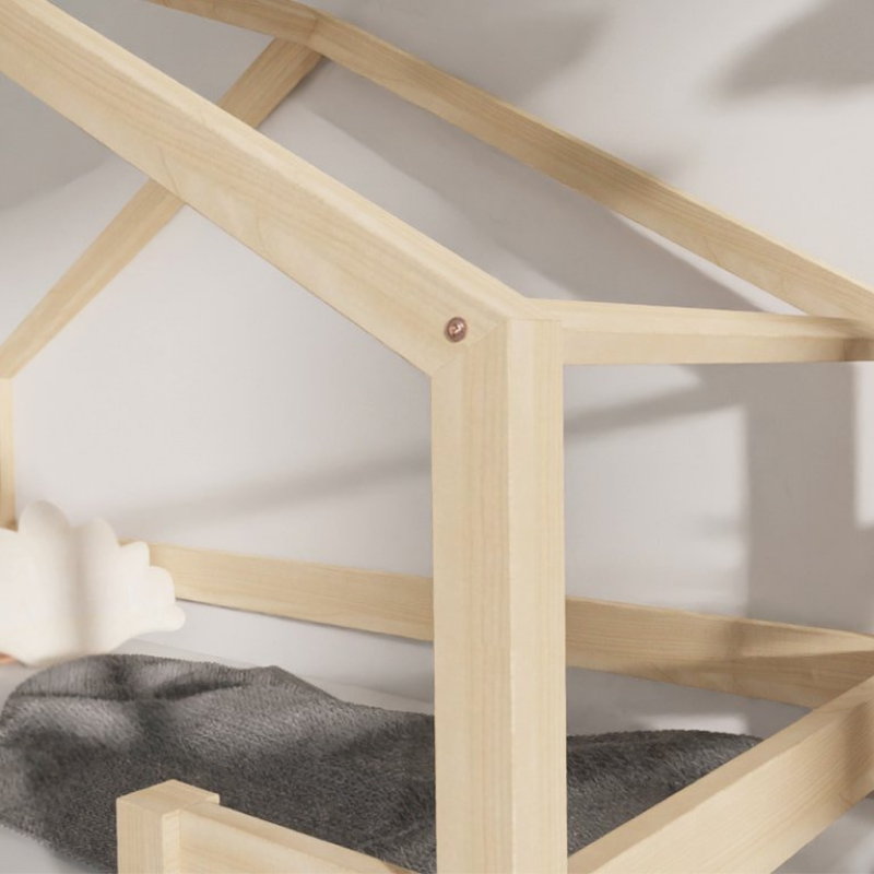 Benlemi® Otroška postelja Lucky 200x90 Natural Benlemi