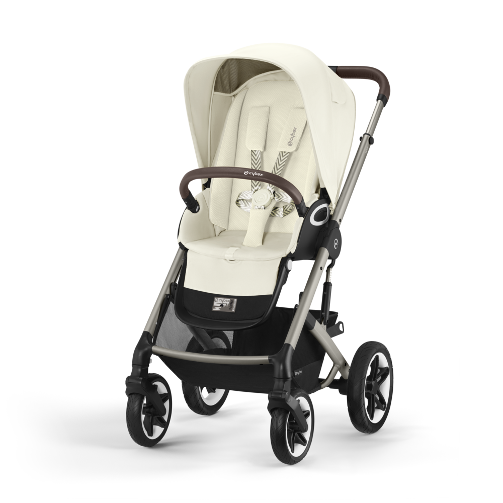 Cybex® Otroški voziček Talos S LUX (0-22 kg) Seashell Beige (Taupe Frame) Cybex