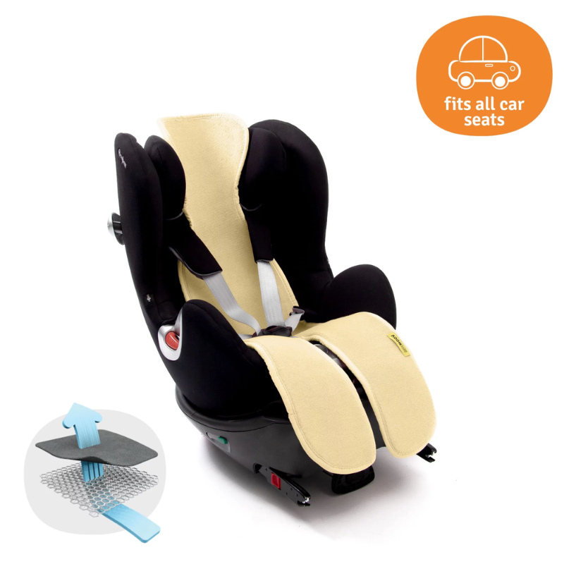 AeroMoov® Zračna podloga za avtosedež s podaljškom Skupina 2/3 (15-36 kg) Vanilla AeroMoov