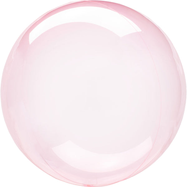 Amscan® Okrogel balon Crystal Clearz™ (46 cm) Petite Dark Pink Amscan