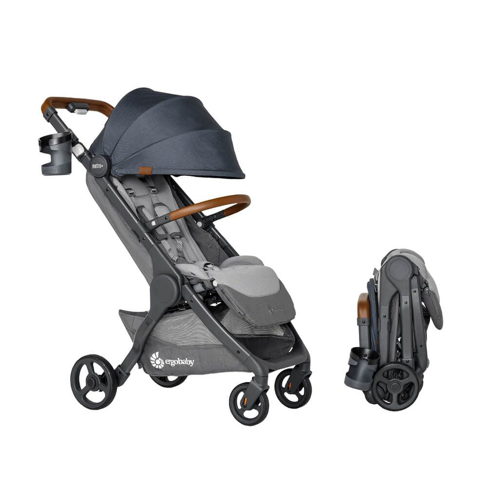Ergobaby® Kompaktni mestni voziček Metro+ Deluxe London Grey Ergobaby