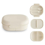 Mushie® Kutija za ručak Ivory/Sand