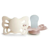 Frigg® Anatomska silikonska duda Butterfly Cream/Blush