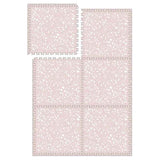 Evibell® Podloga za igranje 120x180 Leaves Raspberry