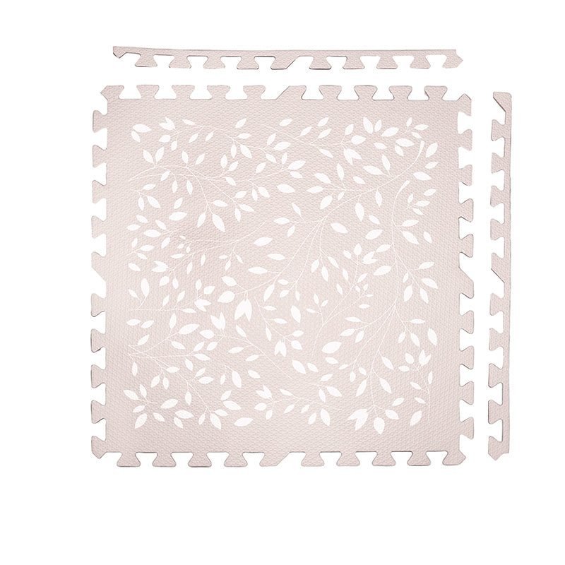 Evibell® Igralna podloga Puzzle 120x180 Leaves Raspberry Evibell