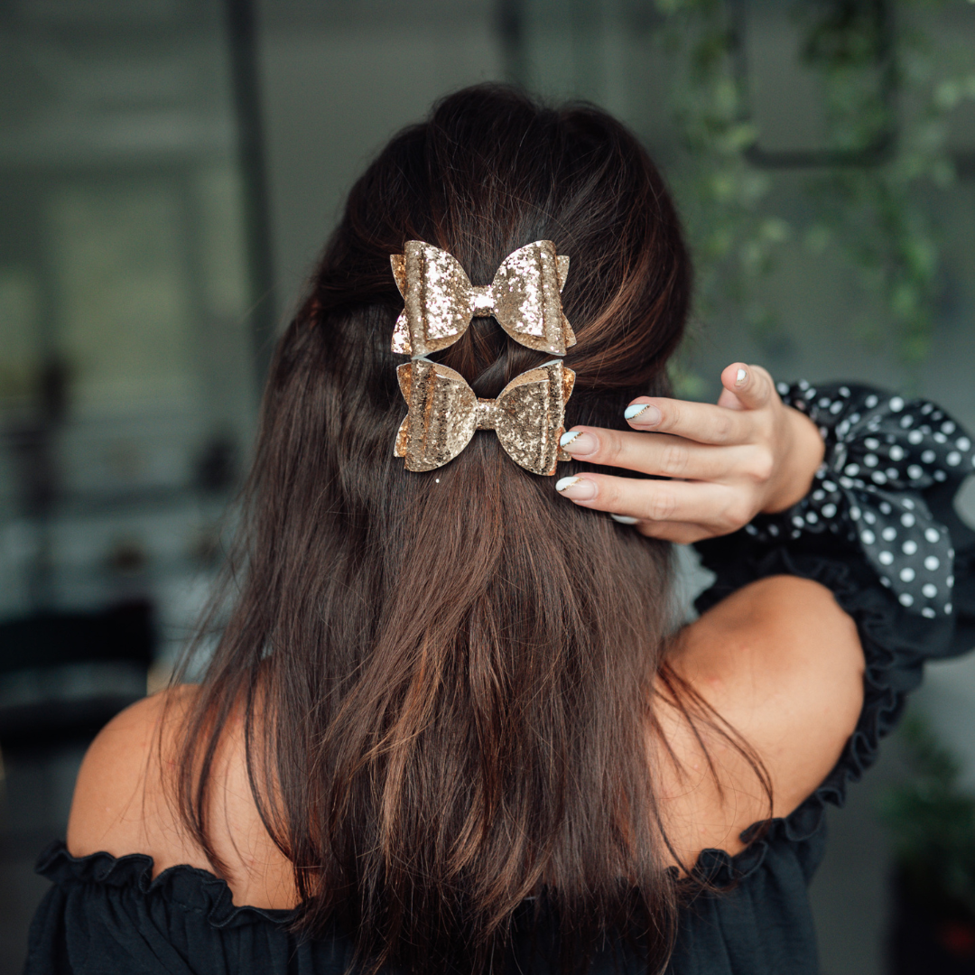 Petite Anna® Špangice za lase Gold Glitter 2 kosa Petite Anna