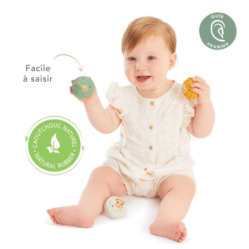 Vulli® Glasbene krogljice 3 kosi Vulli Sophie la Girafe