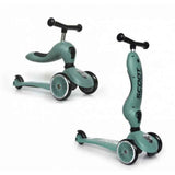 Scoot & Ride® Draisienne et trottinette 2en1 Highwaykick 1 Forest