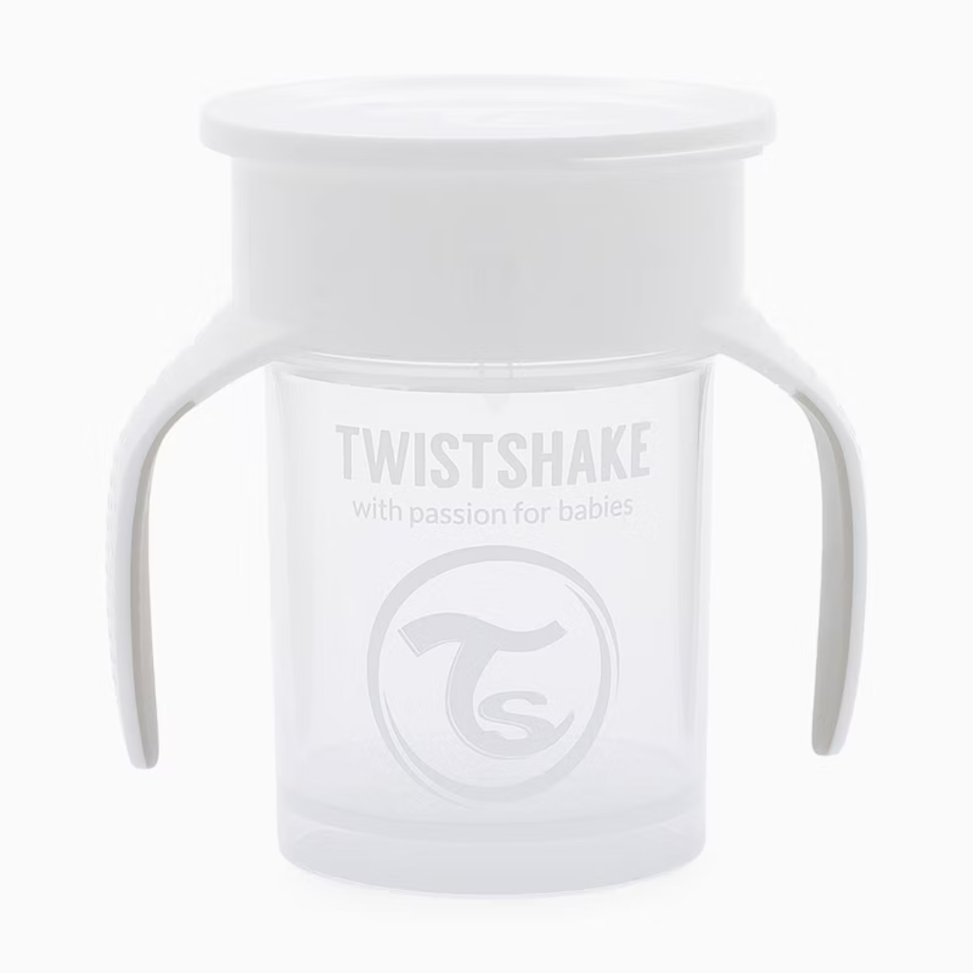 Twistshake® 360 Lonček za učenje pitja 230ml White Twistshake