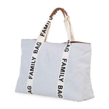 Childhome® Family Bag Nursery Bag Signature Canvas Off White