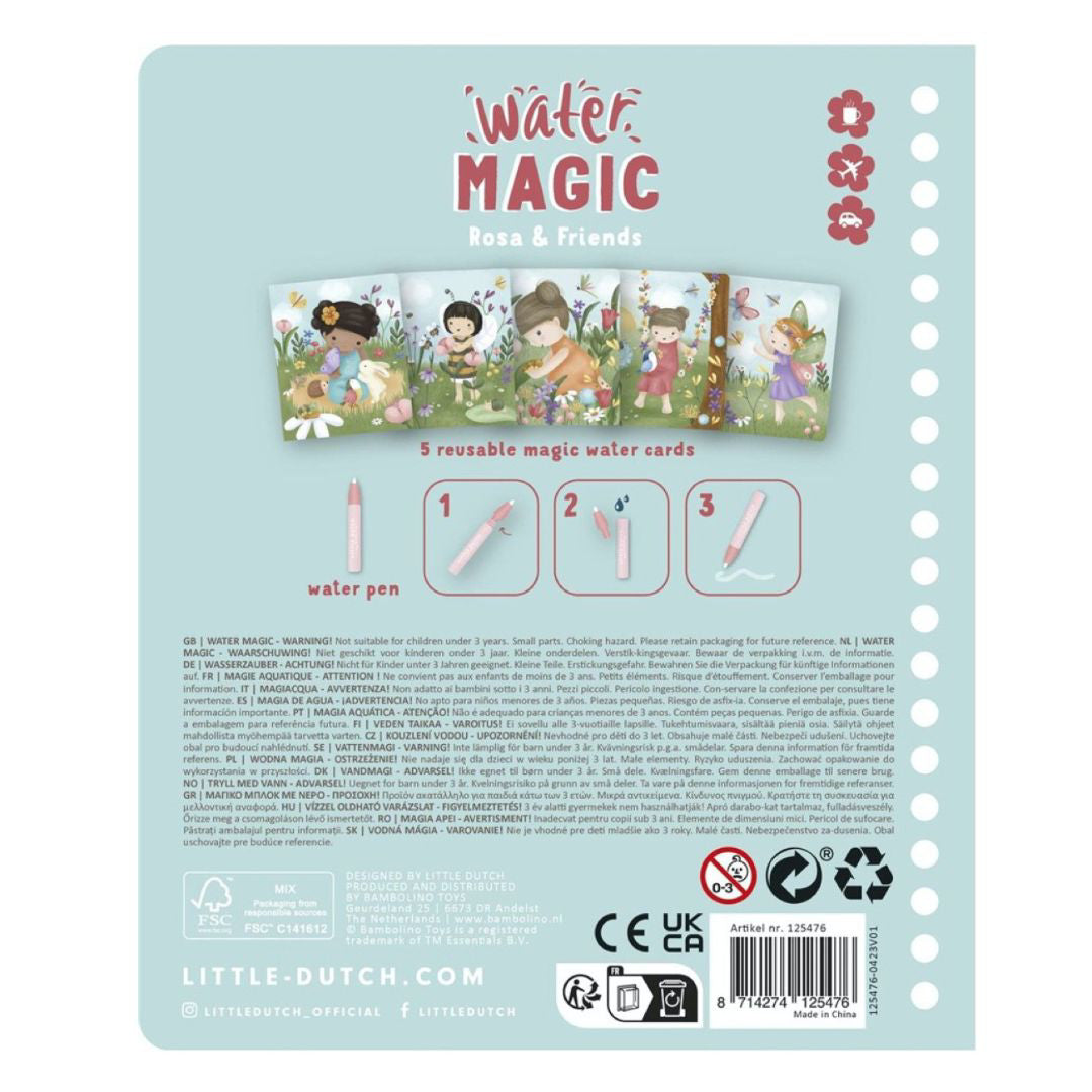 Little Dutch® Čarobna vodna knjiga Rosa & Friends Little Dutch