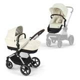 Cybex® Dječja kolica 2u1 Eos™ Lux Seashell Beige (Taupe Frame)