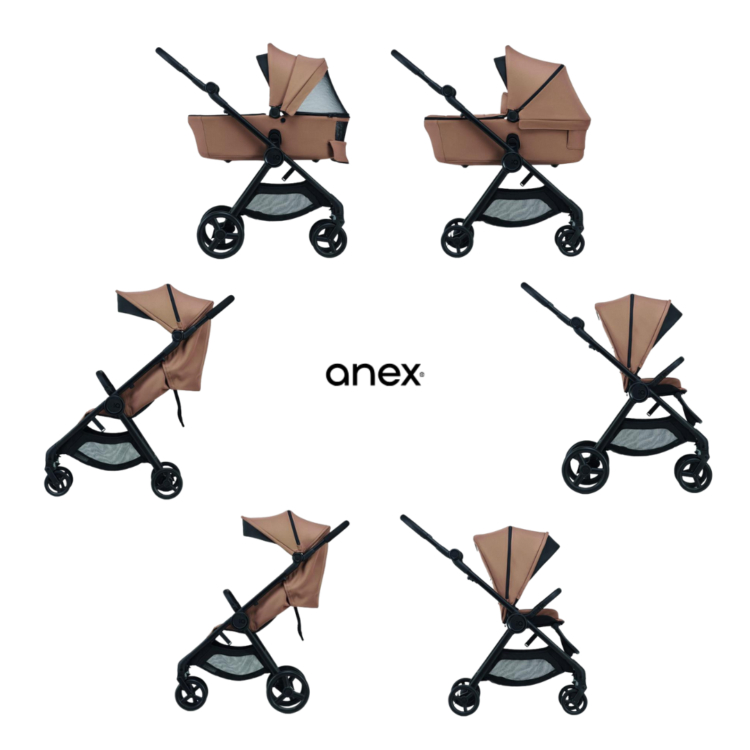 Anex® Otroški voziček 6v1 IQ Basic (0-22kg) Sienna Anex