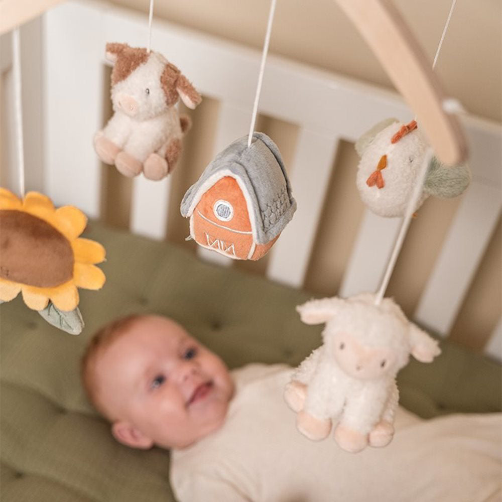 Little Dutch® Lesen glasbeni vrtiljak Little Farm Little Dutch