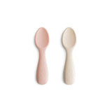 Mushie® Set di due cucchiai  in silicone Starter Blush/Shifting Sand