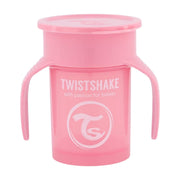 Twistshake® 360 Lonček za učenje pitja 230ml Pink Twistshake