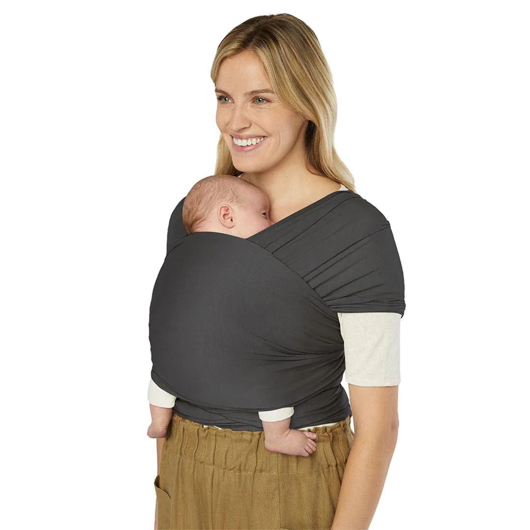 Ergobaby® Nosilka Aura Wrap Sustainable Knit Soft Black Ergobaby