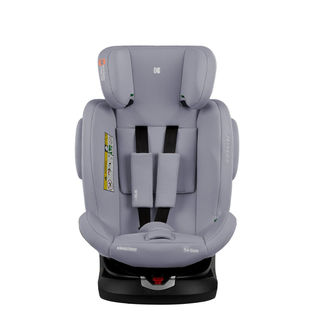 KikkaBoo® Otroški avtosedež 360° i-Felix i-SIZE (40-150 cm) Light Grey KikkaBoo