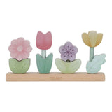 Little Dutch® Lesena natikanka Rožice Fairy Garden FSC