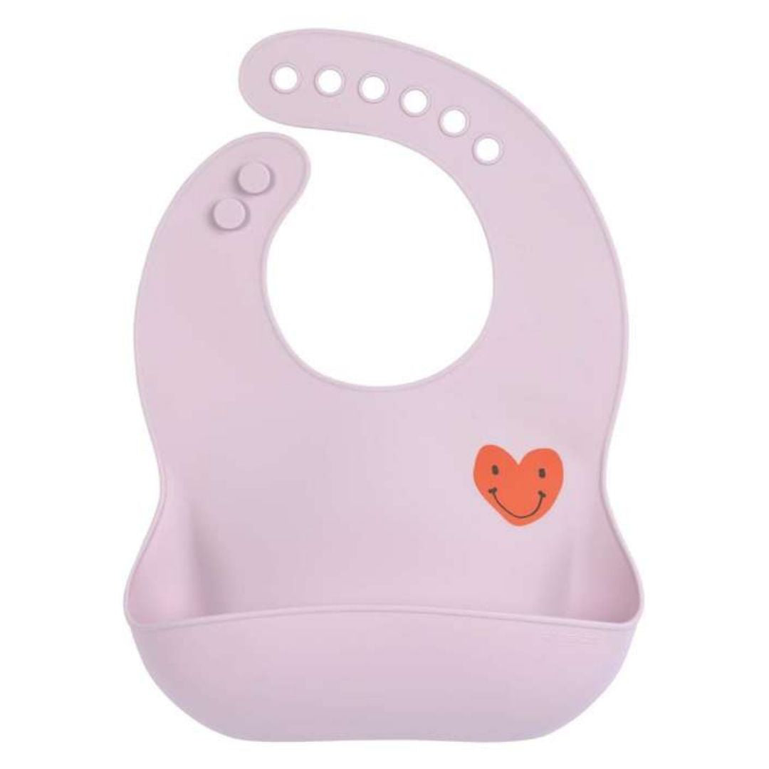Lässig® Silikonski slinček Happy Rascals Heart Lavender Lässig