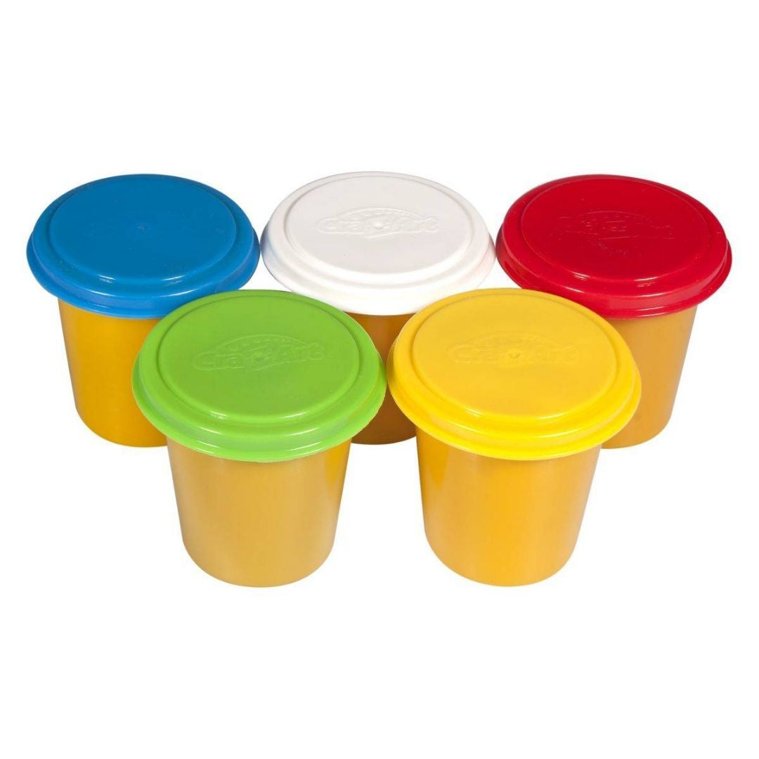 CrazArt® Otroški plastelin Softee Dough 5 kos CrazArt