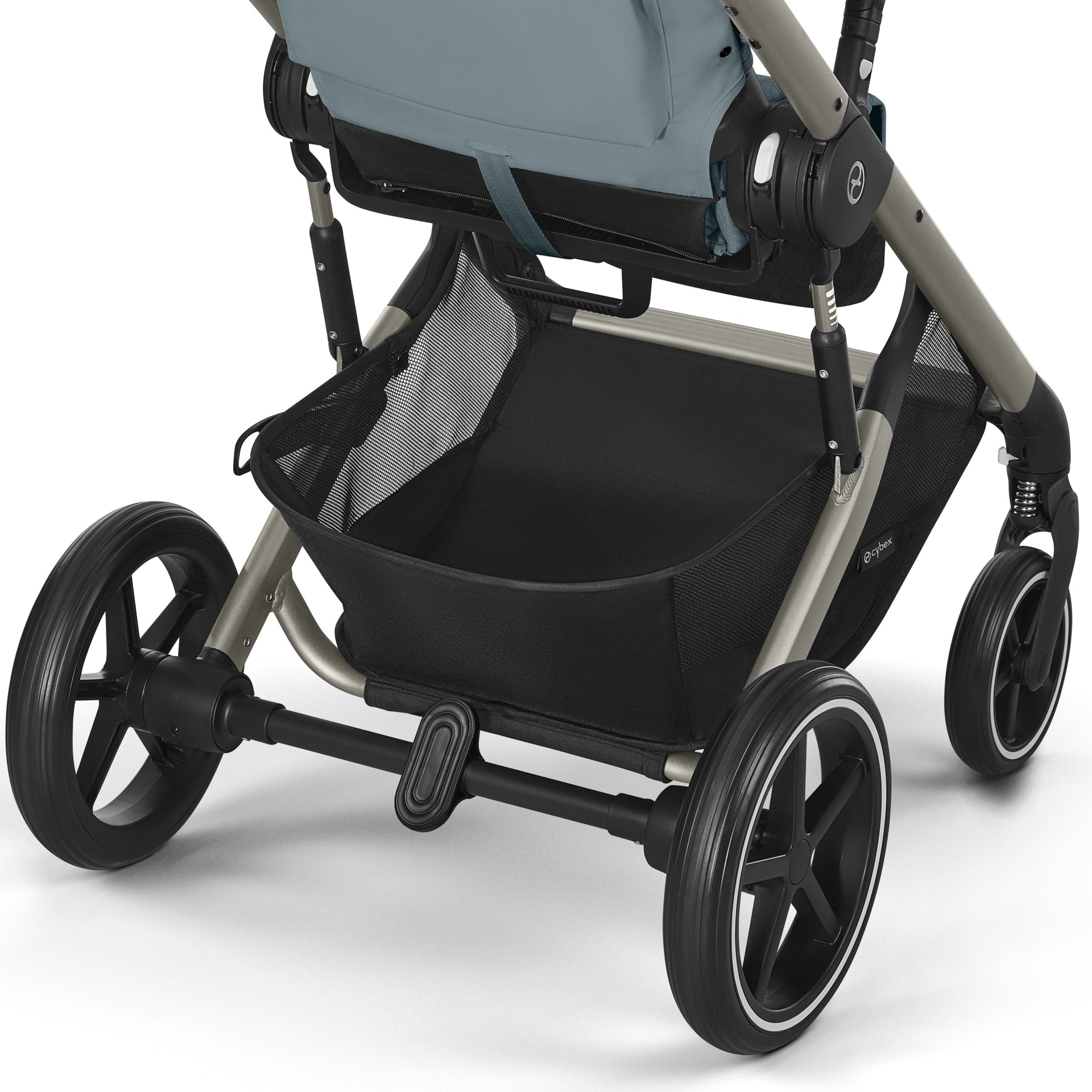 Cybex® Otroški voziček 3v1 Balios S Lux + Avtosedež Cloud G Stormy Blue (+ Rain cover) Cybex