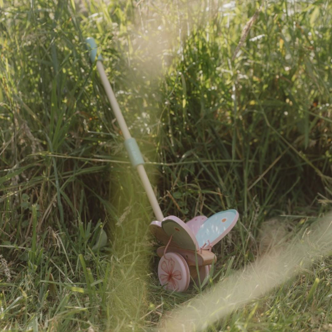 Little Dutch® Lesen metuljček za potiskanje Fairy Garden Little Dutch