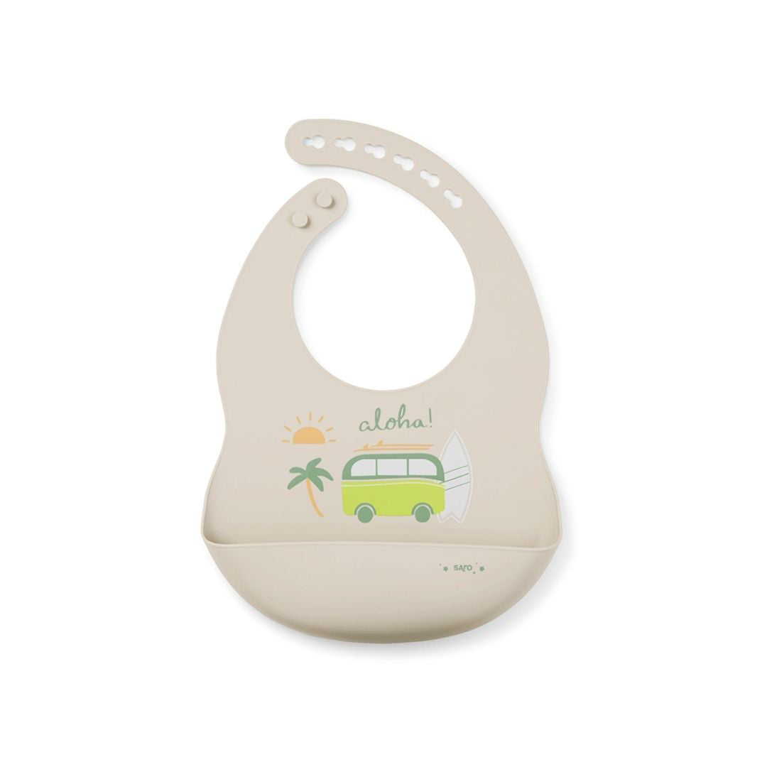 Saro Baby® Silikonski slinček Aloha Saro Baby