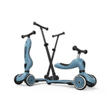 Scoot & Ride® Porteur et trottinette enfant Highwaykick 1 Push and Go Steel