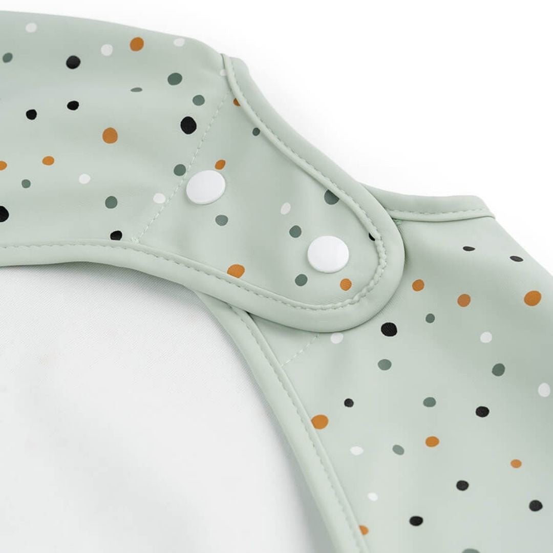 Done by Deer® Slinček z rokavi Happy Dots Green Done by Deer