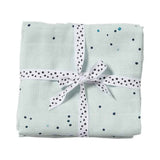 Done by Deer® Set of swaddle cloths Dreamy Dots Blue 120x120