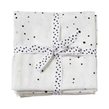 Done by Deer® Set of swaddle cloths Dreamy Dots White 120x120