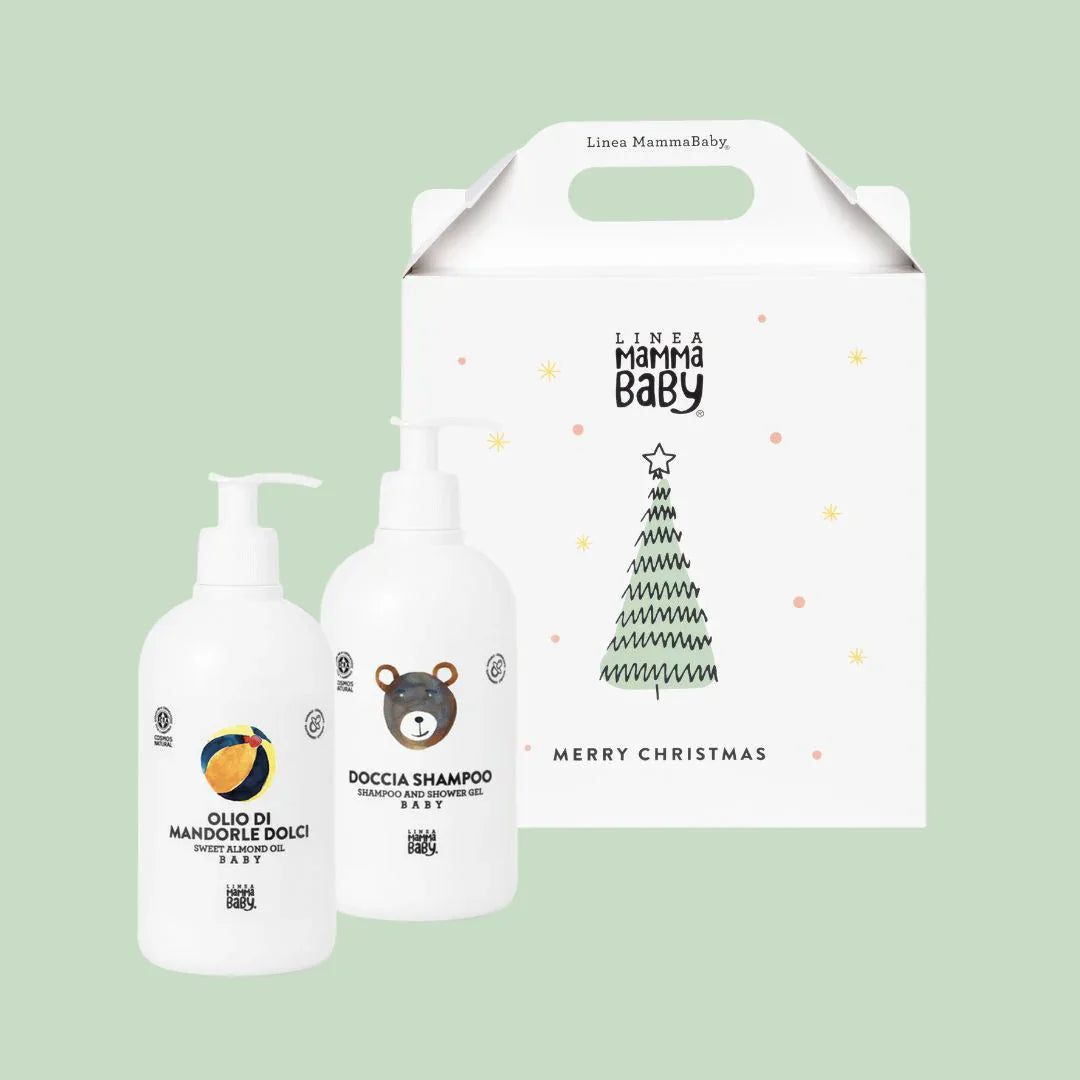 Linea MammaBaby® Darilni paket - Mandljevo olje in šampon 500 ml Linea MammaBaby