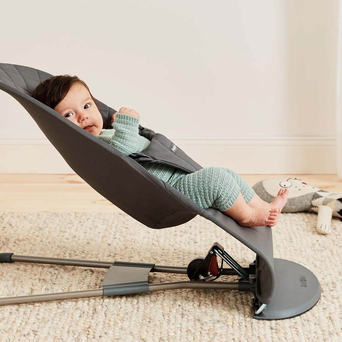 BabyBjörn® Gugalnik Balance Bliss Woven Classic Quilt Anthracite BabyBjörn