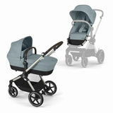 Cybex® Dječja kolica 2u1 Eos™ Lux Stormy Blue (Taupe Frame)