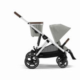 Cybex® Poussette Gazelle™ S Stone Grey (Silver Frame)