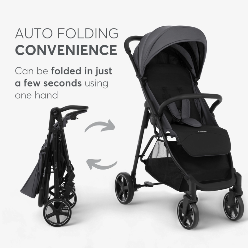 KikkaBoo® Otroški voziček Alexa Black KikkaBoo