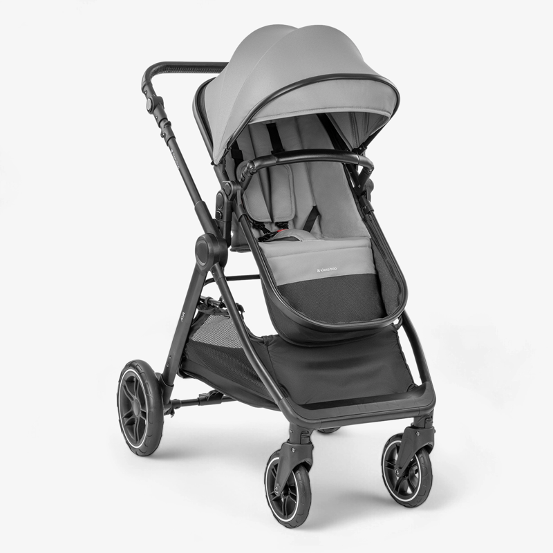 KikkaBoo® Otroški voziček s košaro 3v1 Ava Grey KikkaBoo