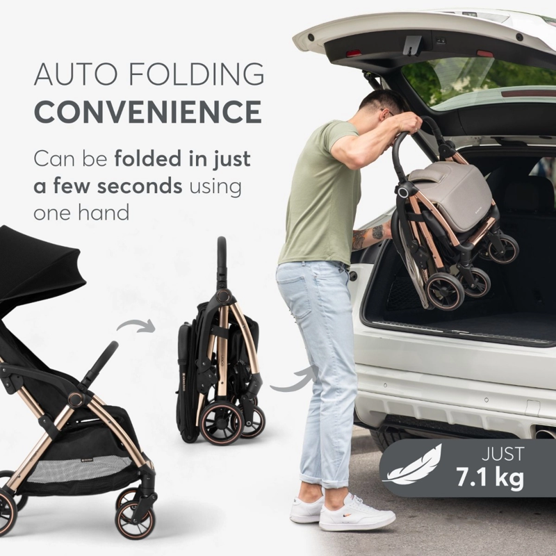 KikkaBoo® Otroški voziček Eden Grey KikkaBoo