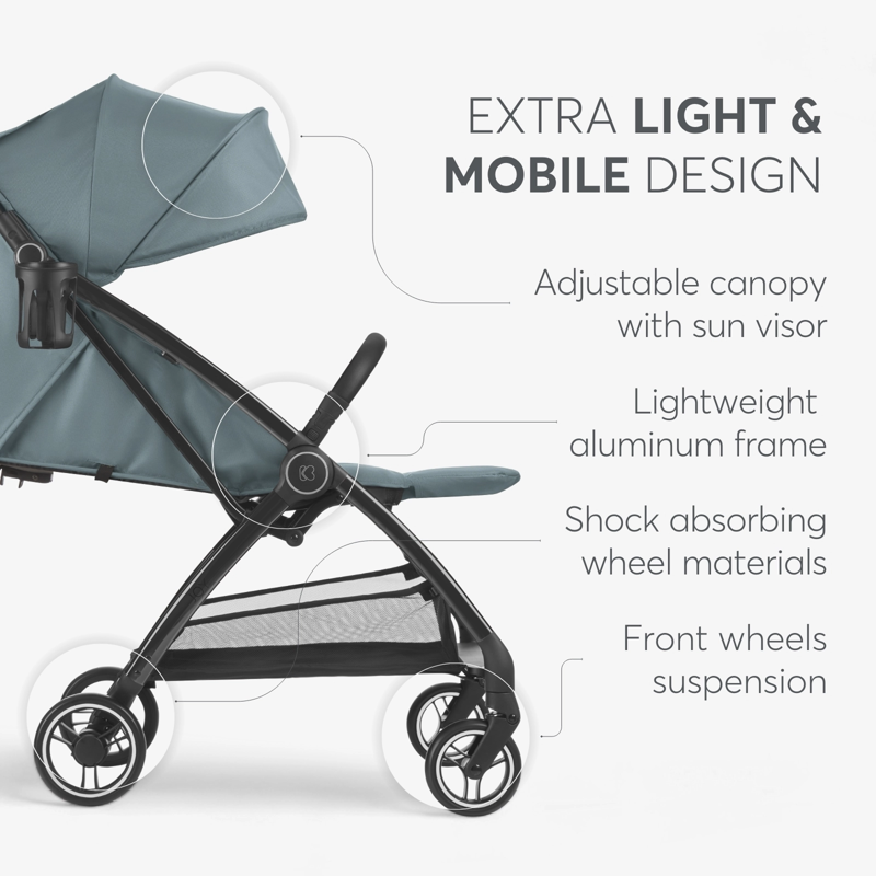 KikkaBoo® Otroški voziček Joy Mint KikkaBoo