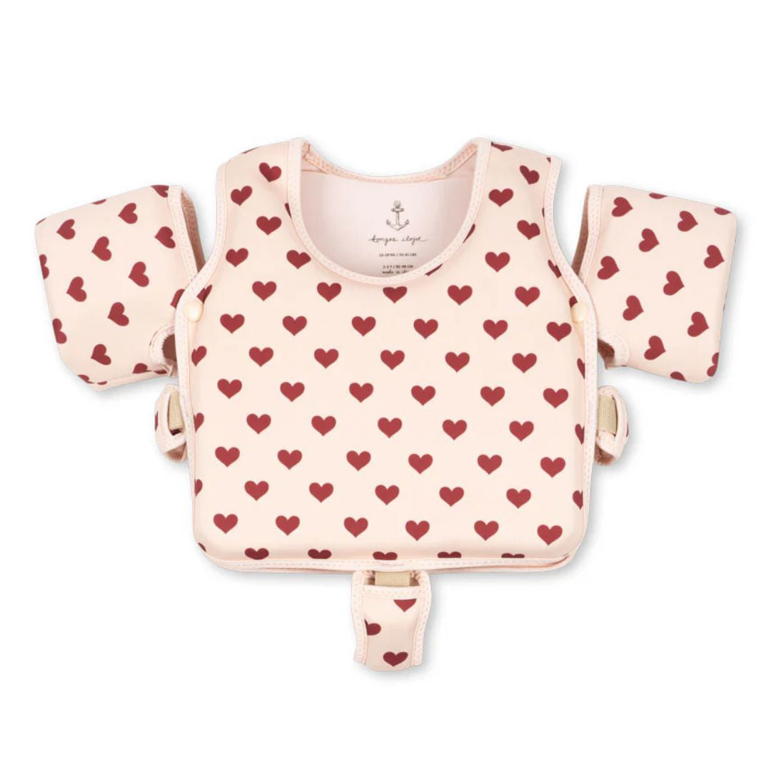 Konges Sløjd® Otroški plavalni jopič Hollis Amour Rouge 2-3 L Konges Sløjd