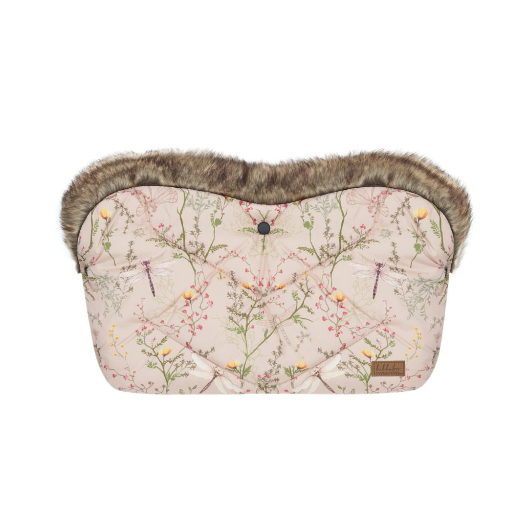 KikkaBoo® Enojna rokavica za voziček Luxury Secret Garden Beige KikkaBoo