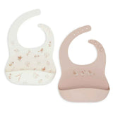 Jollein® Bavoir en silicone 2x Lovely Birds