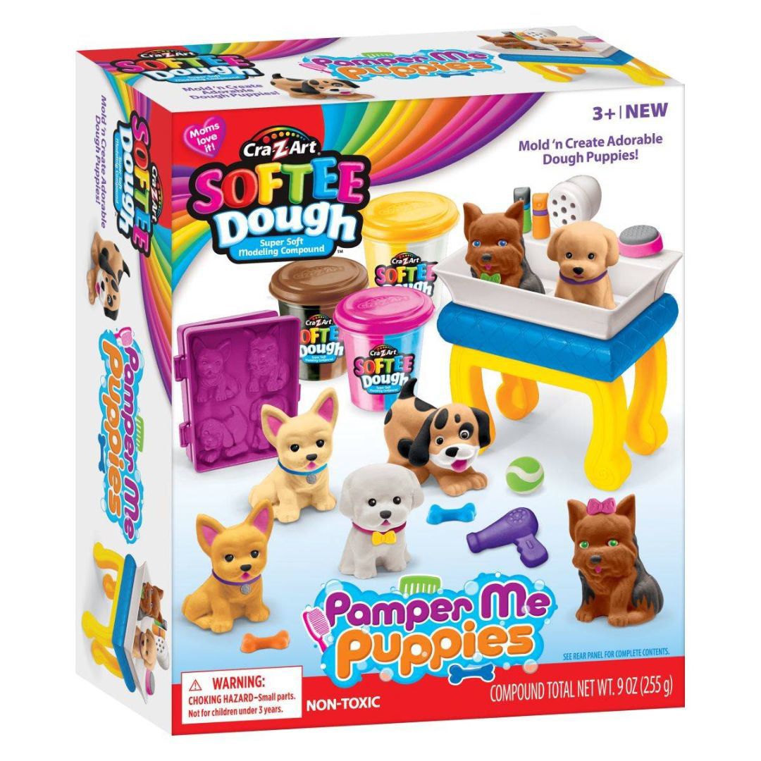 CrazArt® Otroški plastelin kužki Softee Dough CrazArt