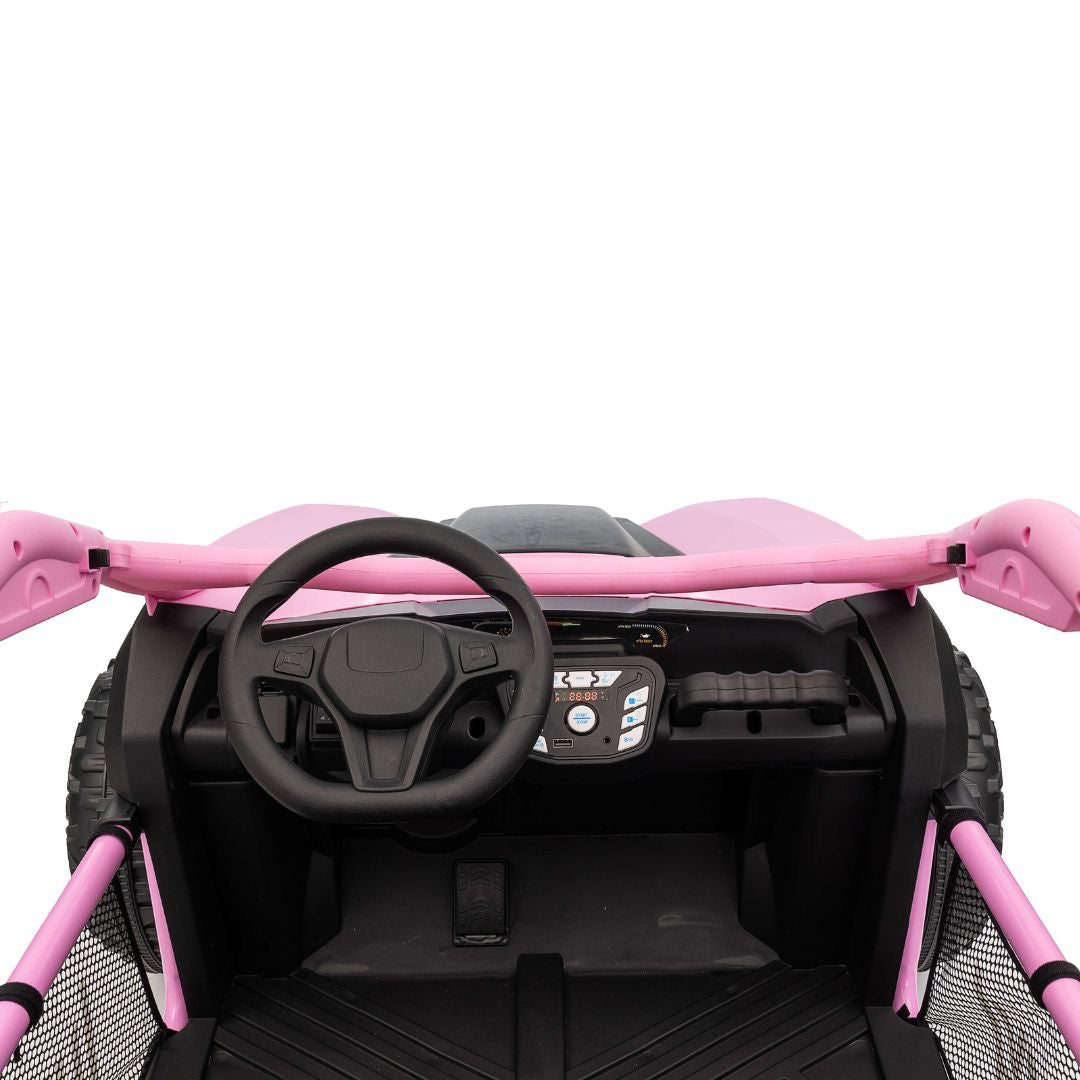 KikkaBoo® Avto na akumulator Candy Buggy Pink + 12V/10AH KikkaBoo