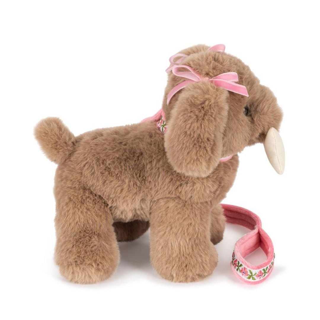 Konges Sløjd® Plišasti kuža Maude Pink Check Konges Sløjd