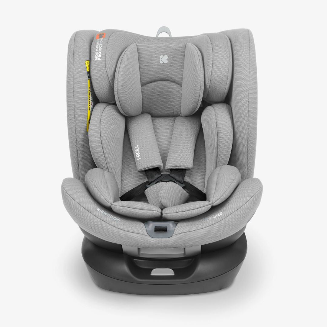 KikkaBoo® Otroški avtosedež 360 i-Roll i-SIZE (40-150 cm) Light Grey KikkaBoo